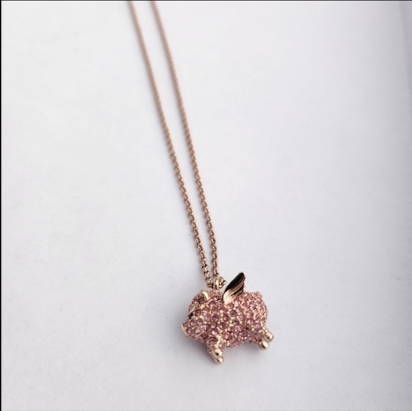 Flying Pink Piggy Necklace - Picture 7 of 16